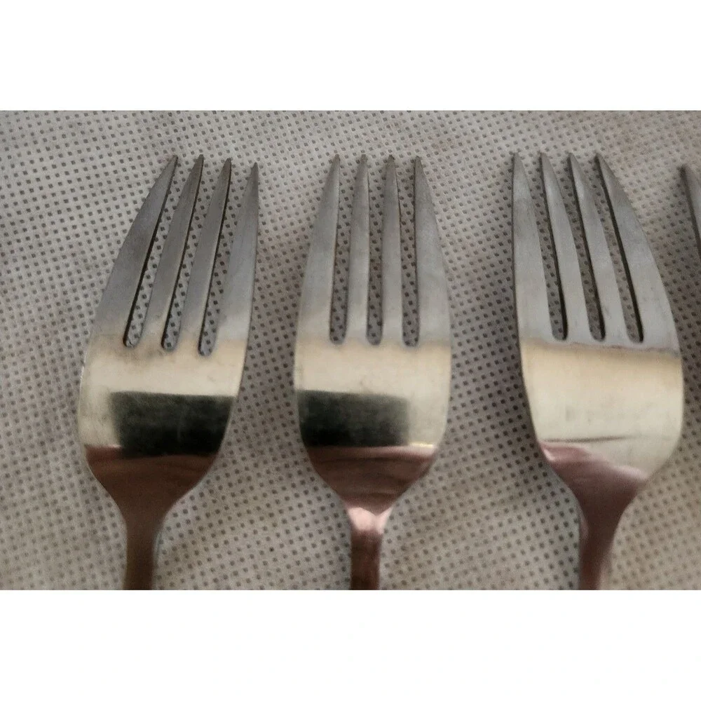 Vintage MCM Oneida SPANADA Flatware Fork Set of 3 Wm. A Rogers Stainless Replace